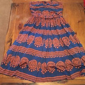 Girls from Savoy/Anthropologie Strapless Dress